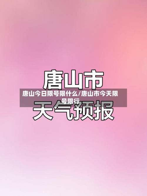 唐山今日限号限什么/唐山市今天限号限行-第3张图片