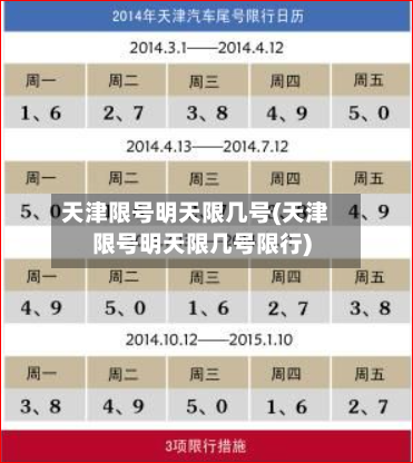 天津限号明天限几号(天津限号明天限几号限行)