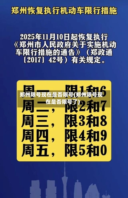 郑州限号现在是否限号(郑州限号现在是否限号了)