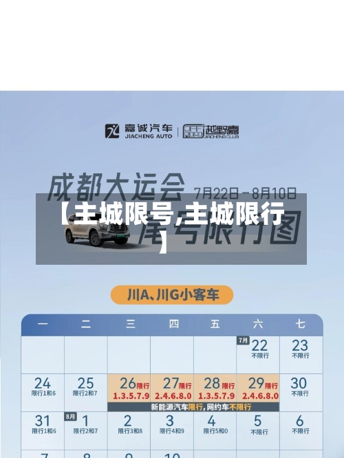 【主城限号,主城限行】-第2张图片