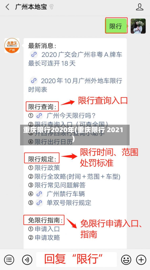 重庆限行2020年(重庆限行 2021)-第2张图片