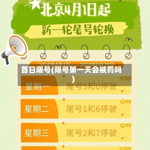 首日限号(限号第一天会被罚吗)-第2张图片