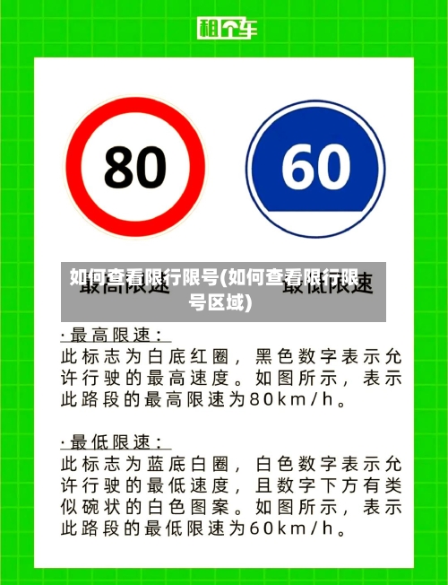 如何查看限行限号(如何查看限行限号区域)