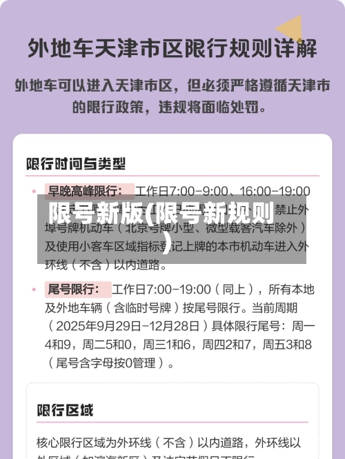限号新版(限号新规则)-第2张图片