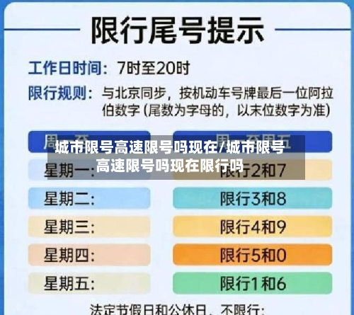 城市限号高速限号吗现在/城市限号高速限号吗现在限行吗-第2张图片