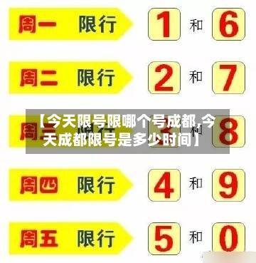 【今天限号限哪个号成都,今天成都限号是多少时间】-第2张图片