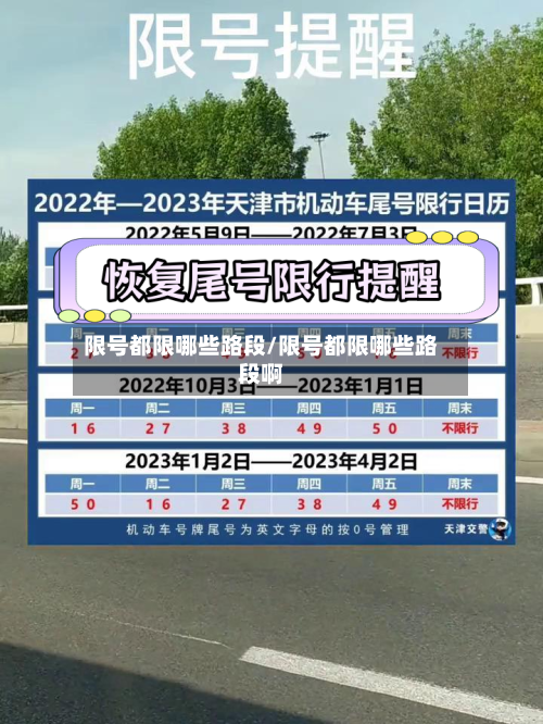 限号都限哪些路段/限号都限哪些路段啊