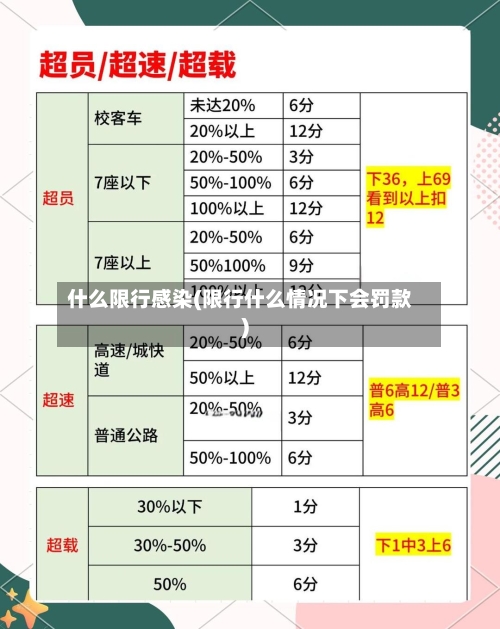 什么限行感染(限行什么情况下会罚款)-第3张图片