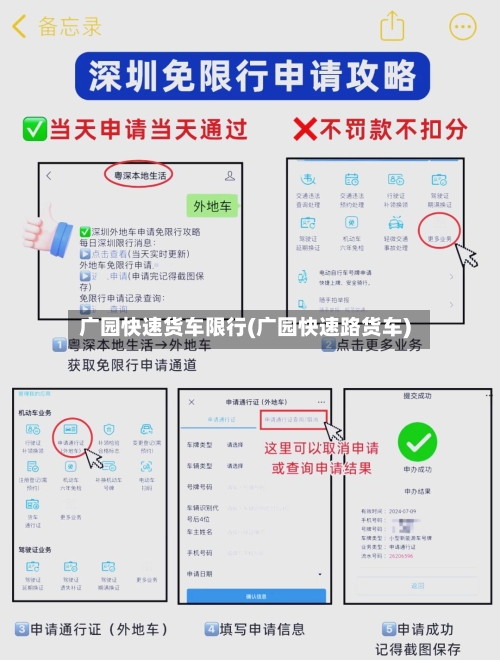 广园快速货车限行(广园快速路货车)