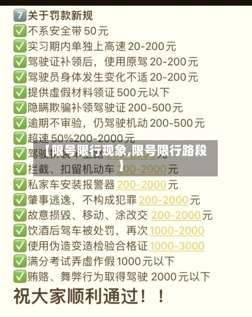 【限号限行现象,限号限行路段】-第3张图片