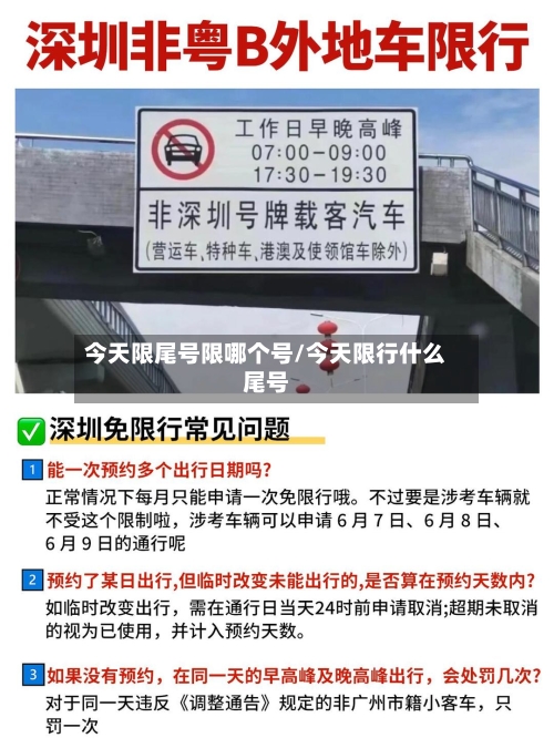 今天限尾号限哪个号/今天限行什么尾号