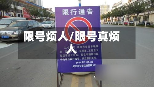 限号烦人/限号真烦人-第2张图片