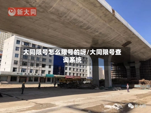 大同限号怎么限号的呀/大同限号查询系统