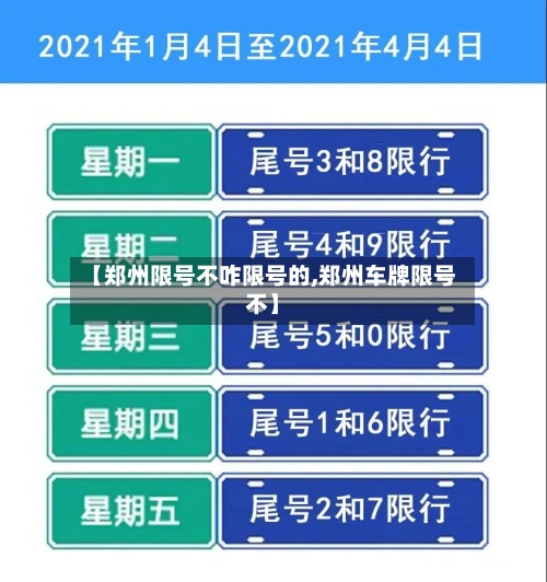【郑州限号不咋限号的,郑州车牌限号不】