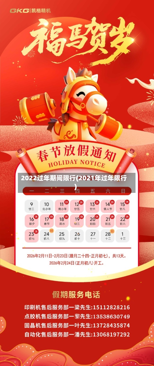 2022过年期间限行(2021年过年限行)