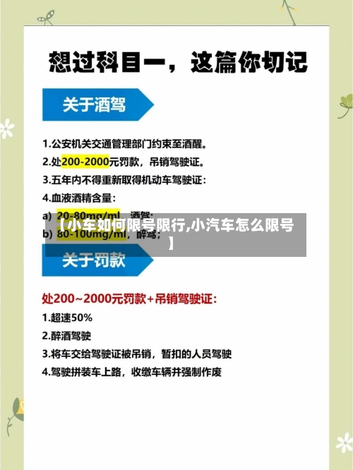 【小车如何限号限行,小汽车怎么限号】-第3张图片