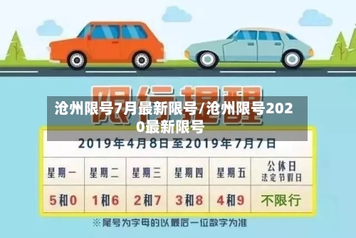 沧州限号7月最新限号/沧州限号2020最新限号-第3张图片