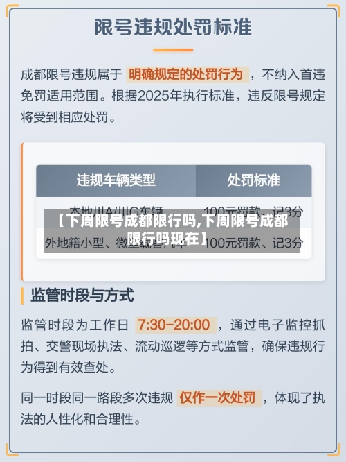【下周限号成都限行吗,下周限号成都限行吗现在】-第2张图片