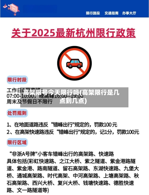 高架限号今天限行吗(高架限行是几点到几点)-第2张图片