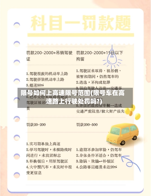 限号如何上高速限号范围(限号车在高速路上行驶处罚吗?)