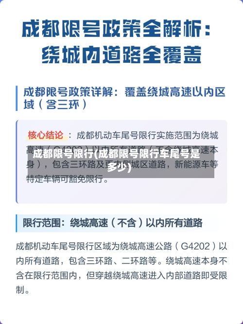 成都限号限行(成都限号限行车尾号是多少)-第2张图片