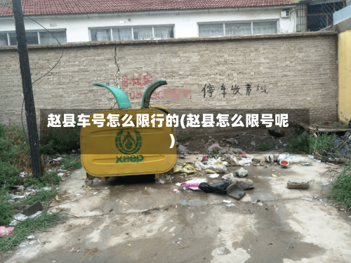 赵县车号怎么限行的(赵县怎么限号呢)-第2张图片