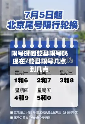 限号时间乾县限号吗现在/乾县限号几点到几点-第2张图片