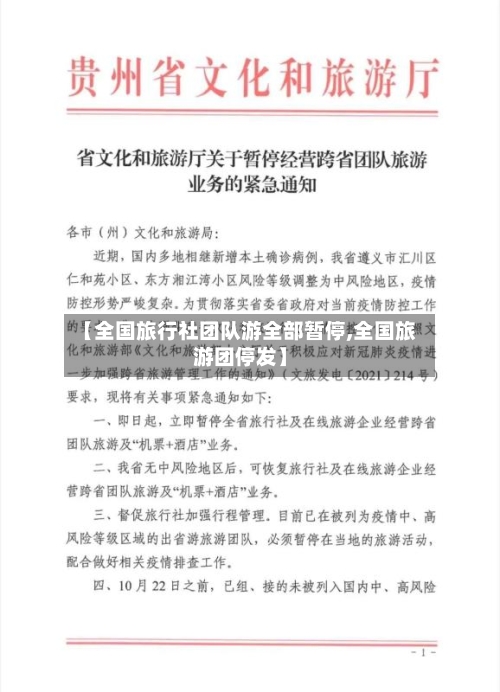 【全国旅行社团队游全部暂停,全国旅游团停发】-第2张图片