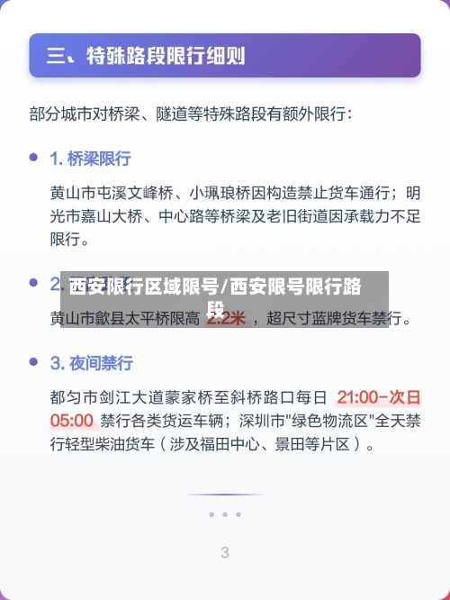 西安限行区域限号/西安限号限行路段-第2张图片