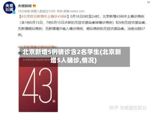 北京新增5例确诊含2名学生(北京新增5人确诊,情况)-第3张图片