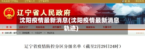 沈阳疫情最新消息(沈阳疫情最新消息轨迹)-第2张图片