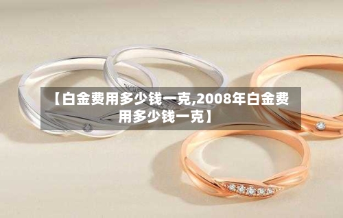 【白金费用多少钱一克,2008年白金费用多少钱一克】