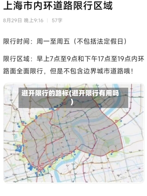 避开限行的路标(避开限行有用吗)