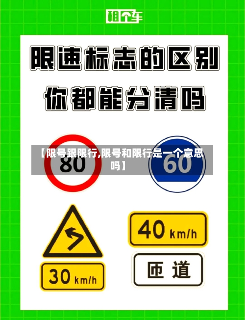 【限号跟限行,限号和限行是一个意思吗】-第3张图片