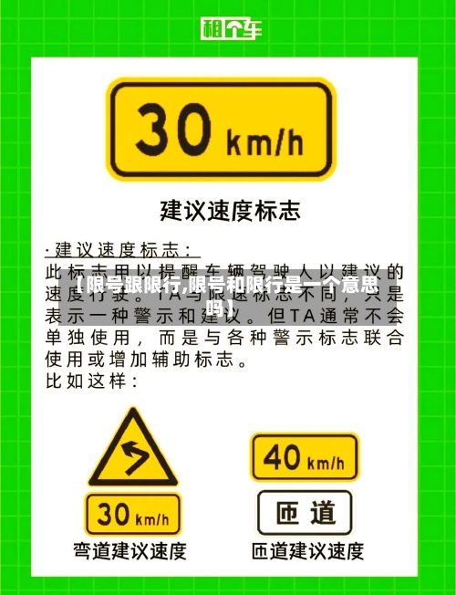 【限号跟限行,限号和限行是一个意思吗】