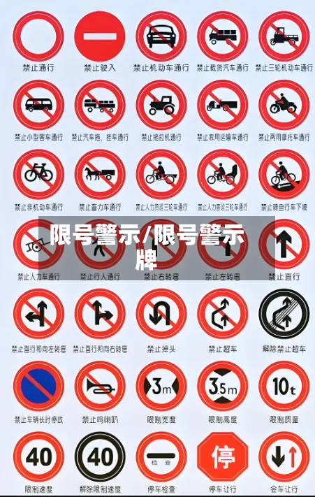 限号警示/限号警示牌