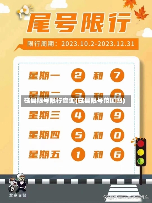 磁县限号限行查询(磁县限号范围图)