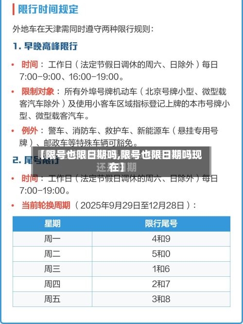 【限号也限日期吗,限号也限日期吗现在】-第3张图片