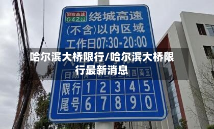 哈尔滨大桥限行/哈尔滨大桥限行最新消息