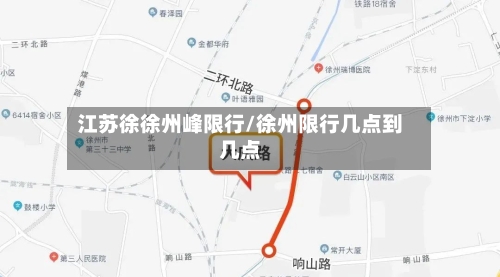 江苏徐徐州峰限行/徐州限行几点到几点-第3张图片