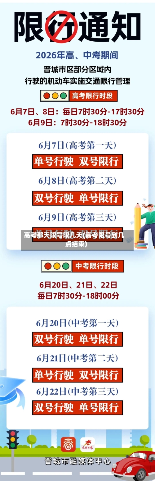 高考那天限号限几天(高考限号到几点结束)