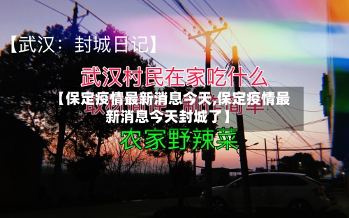 【保定疫情最新消息今天,保定疫情最新消息今天封城了】