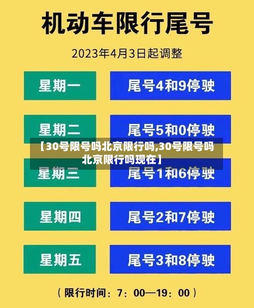【30号限号吗北京限行吗,30号限号吗北京限行吗现在】
