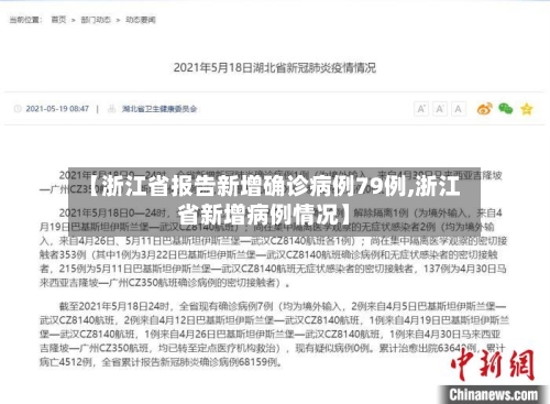 【浙江省报告新增确诊病例79例,浙江省新增病例情况】