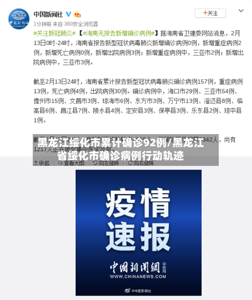 黑龙江绥化市累计确诊92例/黑龙江省绥化市确诊病例行动轨迹-第2张图片