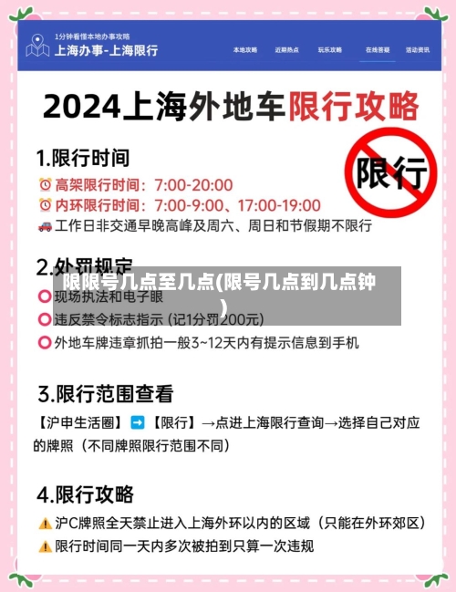 限限号几点至几点(限号几点到几点钟)