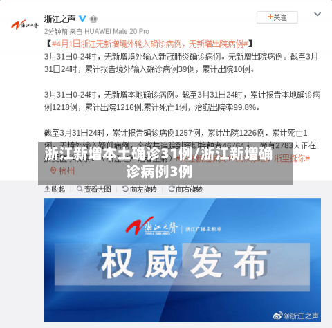 浙江新增本土确诊31例/浙江新增确诊病例3例-第3张图片