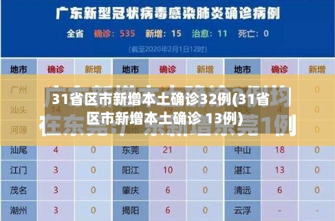 31省区市新增本土确诊32例(31省区市新增本土确诊 13例)-第2张图片