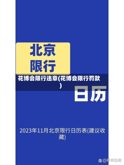 花博会限行违章(花博会限行罚款)-第2张图片
