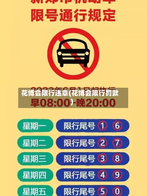 花博会限行违章(花博会限行罚款)